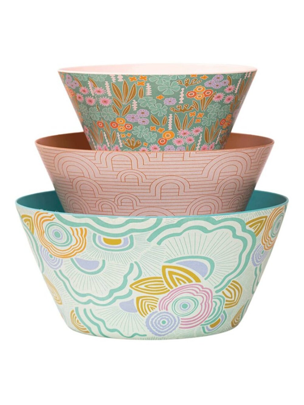 Elizabeth Olwen Rainbow Love Bamboo Accessory Bowl set